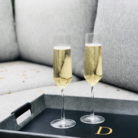 Design chic monogrammed acrylic and glass barware perfect for indoor and outdoor events!