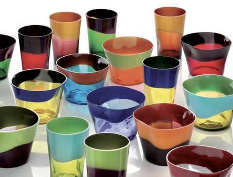 The products manufactured by Nason Moretti are characterized by the abandonment of standard Murano production methods and by an innovative treatment of glass which creates a new aesthetic effect. 