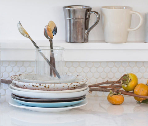 A tabletop line all about gathering, creating a meal, and setting a table as eclectic and intriguing as the people who'll be seated there.