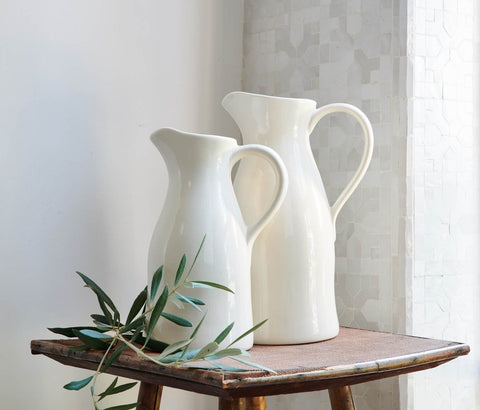 Accessorize your bar or bar cart with quality serveware! Mix style and function with one of our beautifully crafted trays, bowls, or pick from our unique set of pitchers.