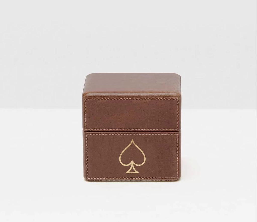 Pigeon and Poodle Aira Card Holder, Set of 2 - Tobacco