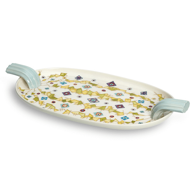 1882 Ltd. Disco Gourds Double Handle Platter