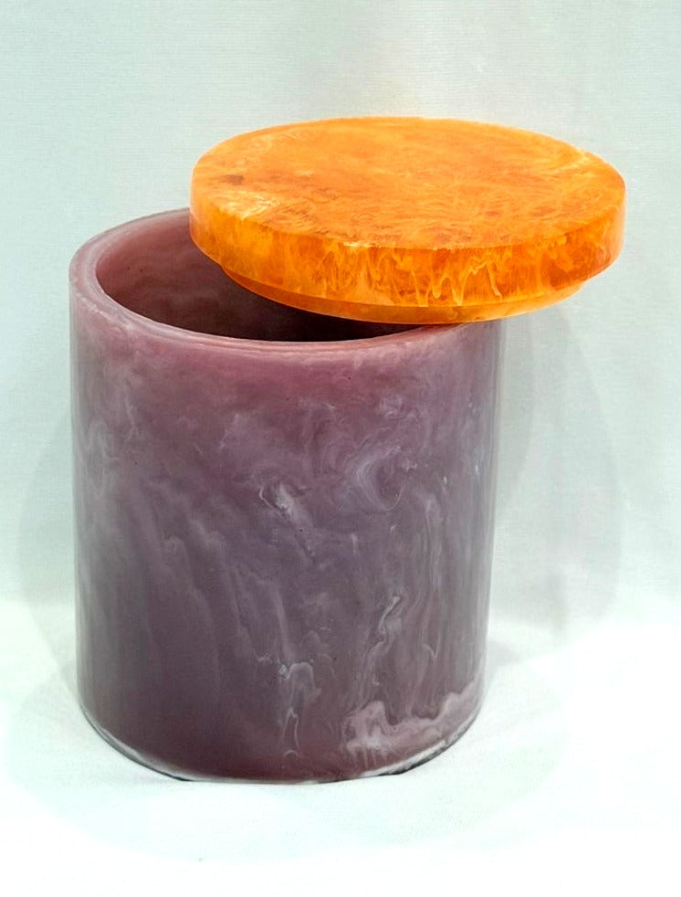 Private Label Round Resin Storage Box