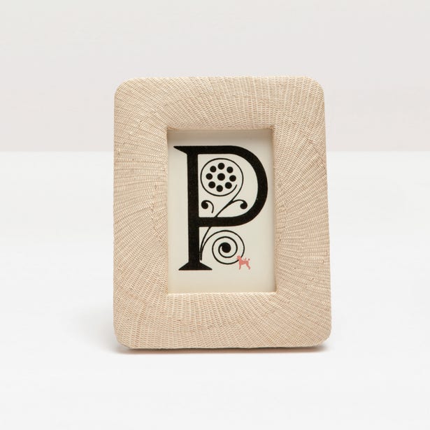 Ancona Picture Frame - Natural Fine Buntal