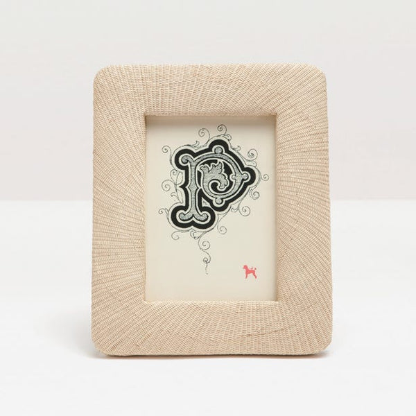 Ancona Picture Frame - Natural Fine Buntal