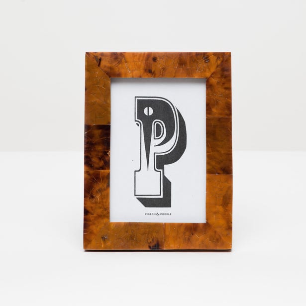 Pigeon & Poodle Basel Young Pen Shell Picture Frame