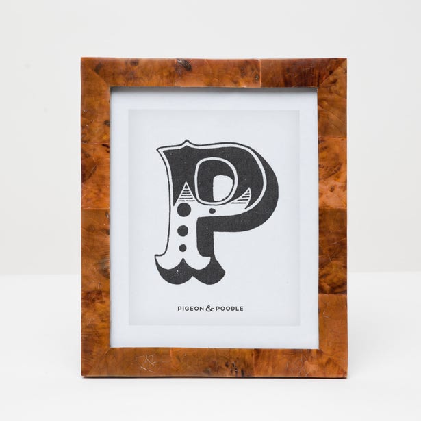 Pigeon & Poodle Basel Young Pen Shell Picture Frame