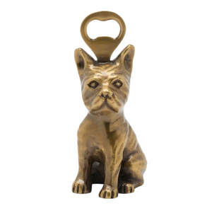 Cosette Antique Pewter French Bulldog Bottle Opener - Set of 3