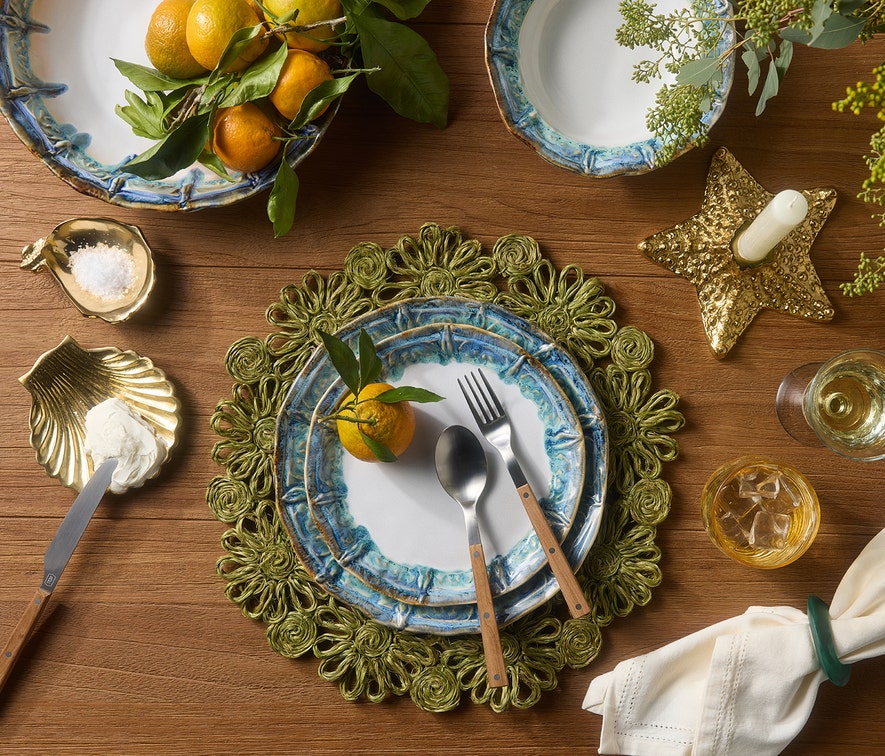 Blue Pheasant Cosima Polished Gold Starfish Candle Holder