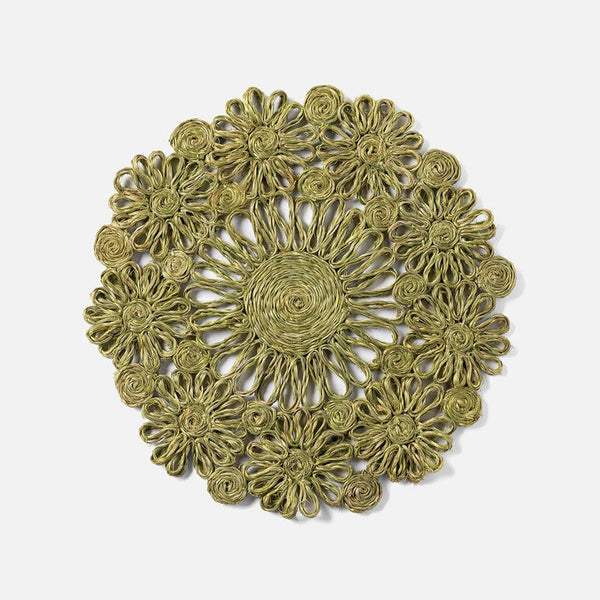 Blue Pheasant Eliana Olive Green Placemat