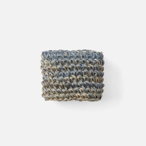 Blue Pheasant Emmy Crochet Napkin Rings