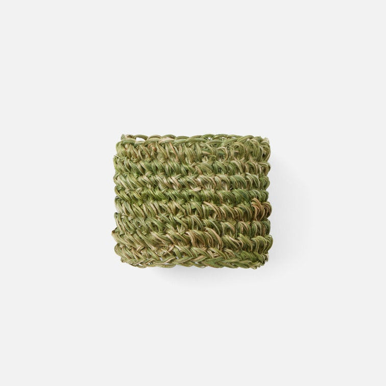 Blue Pheasant Emmy Crochet Napkin Rings