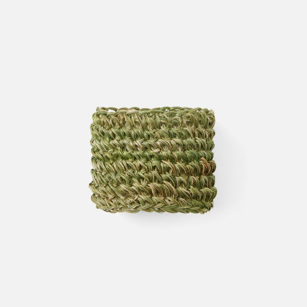 Blue Pheasant Emmy Crochet Napkin Rings