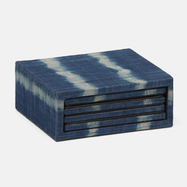 Blue Pheasant Kuta Blue Tie Dye Coasters