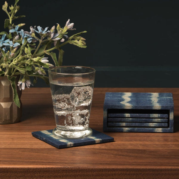 Blue Pheasant Kuta Blue Tie Dye Coasters