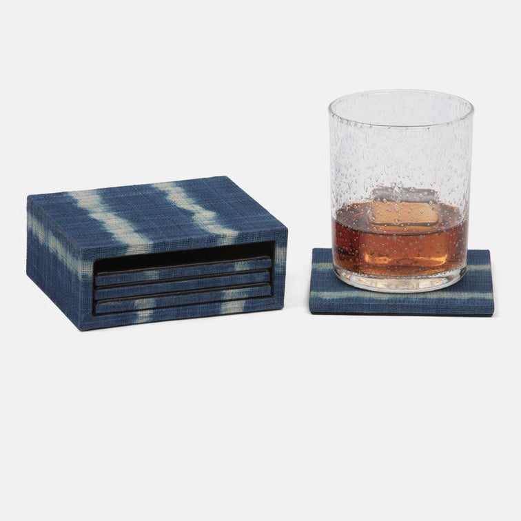 Blue Pheasant Kuta Blue Tie Dye Coasters