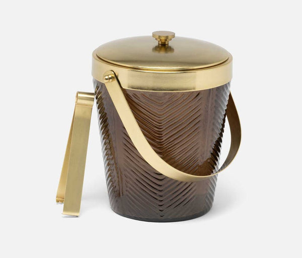 Blue Pheasant Mancini Ice Bucket With Tongs