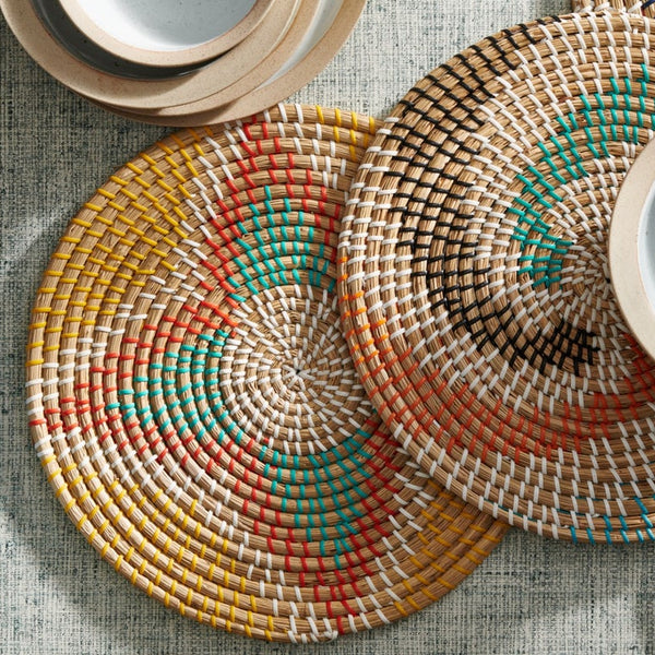 Blue Pheasant Georgia Yellow Placemats