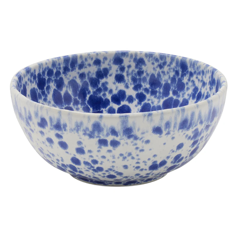 Blue Pheasant MARCEL, Royal Blue Splatter Bowl, Pack/4