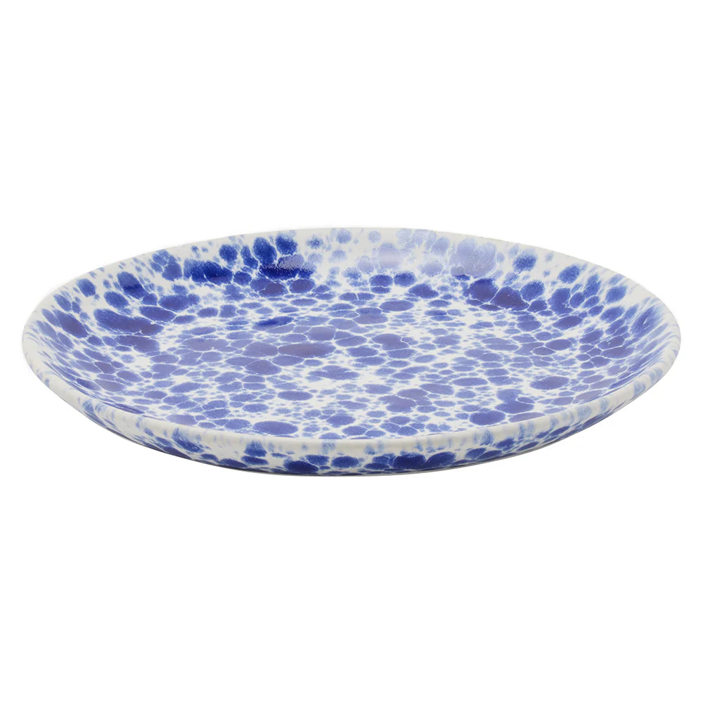 Blue Pheasant MARCEL, Royal Blue Splatter Salad Plate, Pack/4