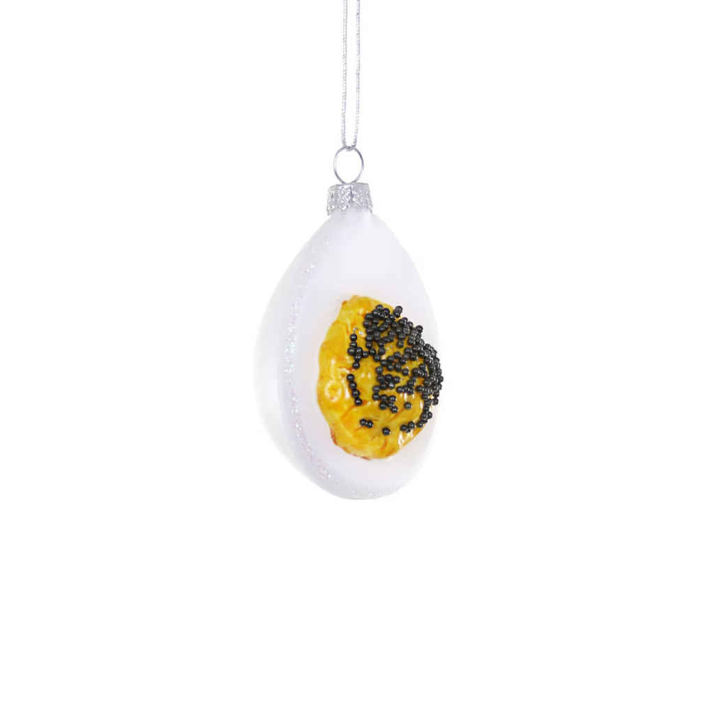 Cody Foster Deviled Egg with Caviar Ornament