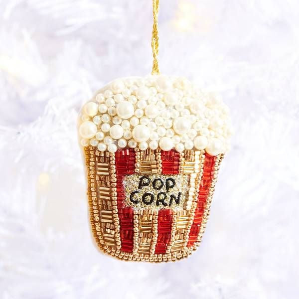 Cody Foster Beaded Popcorn Ornament