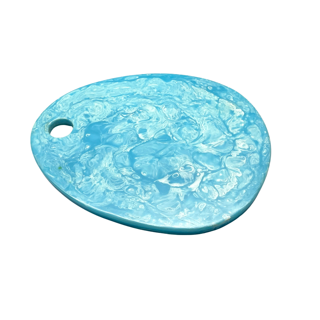 Davis Designs Blue and White Cheese Board