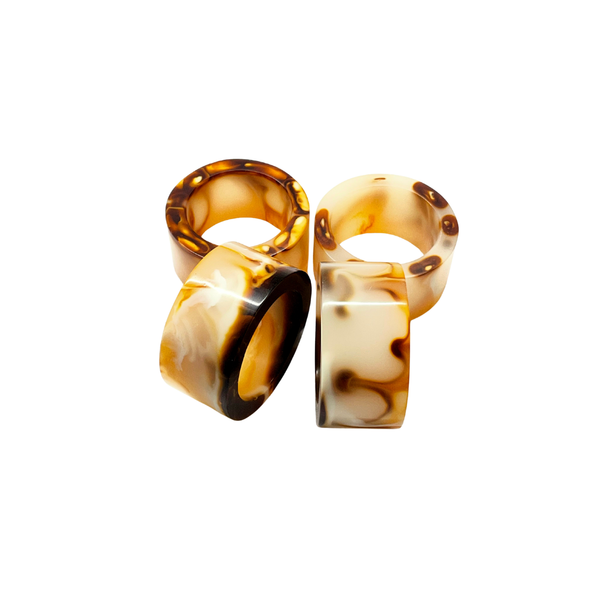 Davis Designs Tiger Napkin Rings (set of 4)