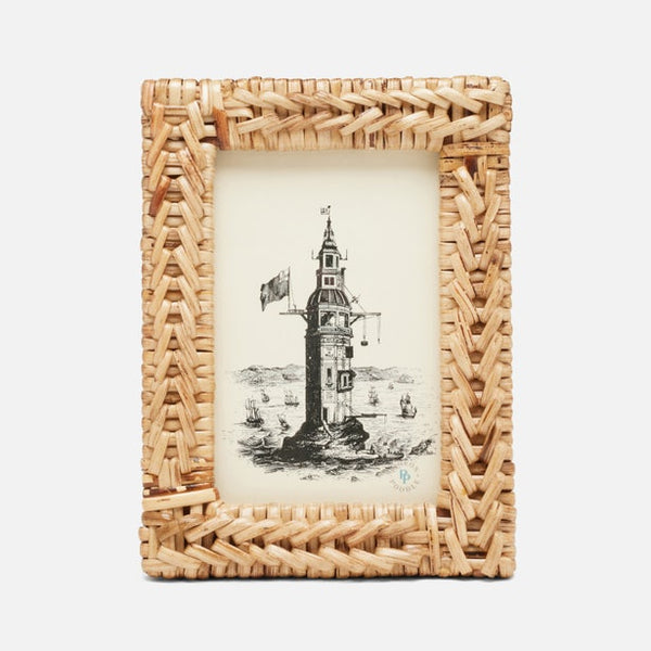 Pigeon & Poodle Meribel Bamboo Woven Picture Frame