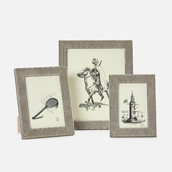 Pigeon and Poodle Hana Brown Candy Striped Frame
