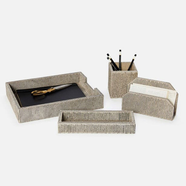 Pigeon and Poodle Riga Letter Tray Set