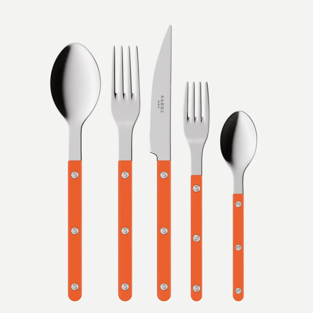 Bistro 5-Piece Cutlery Set Orange