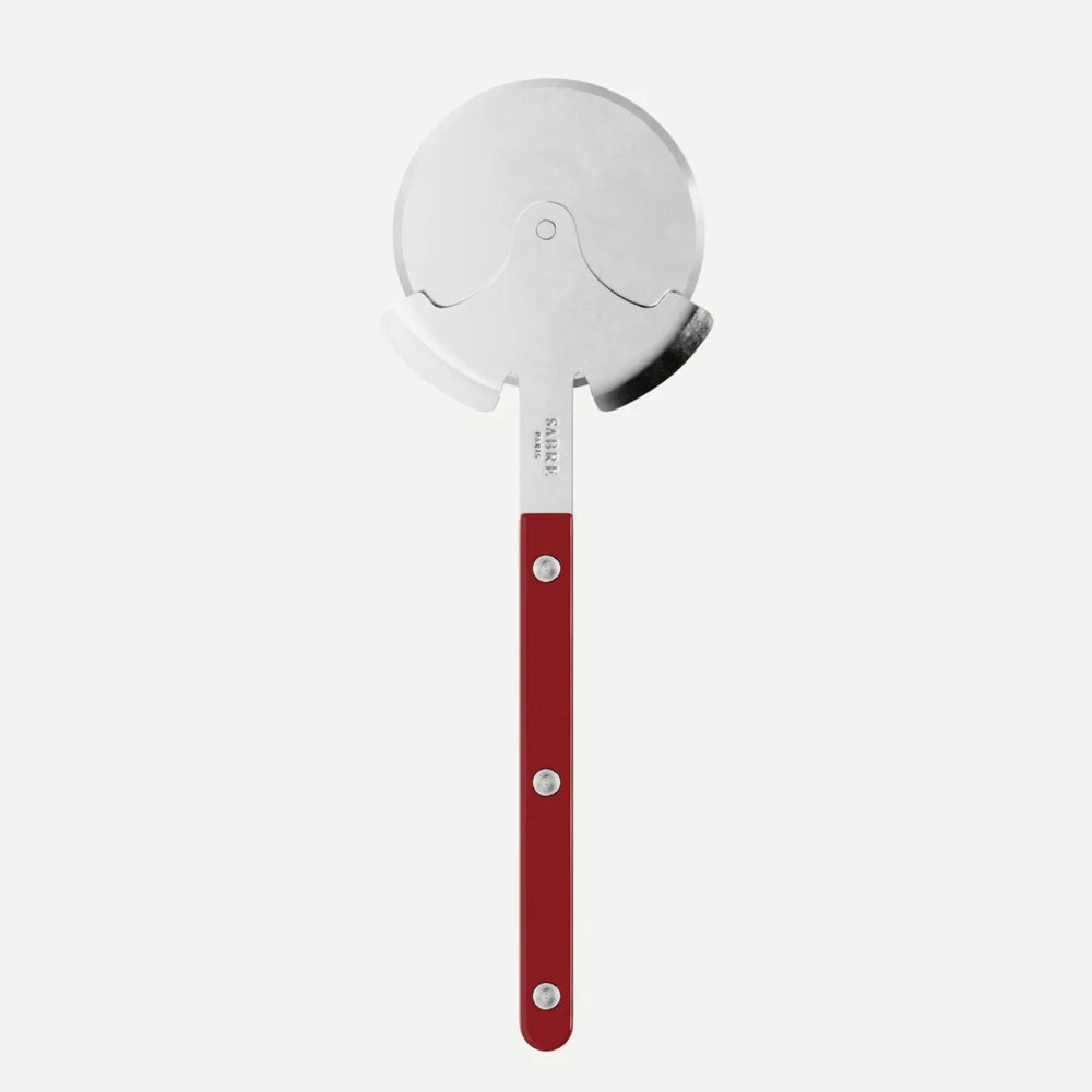 Bistro Solid Pizza Wheel Burgundy