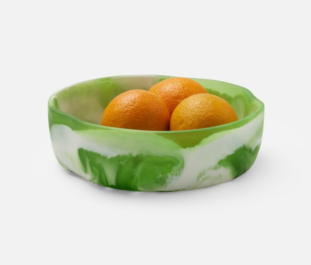 Blue Pheasant Beatrix Swirled Serving Bowls - Green