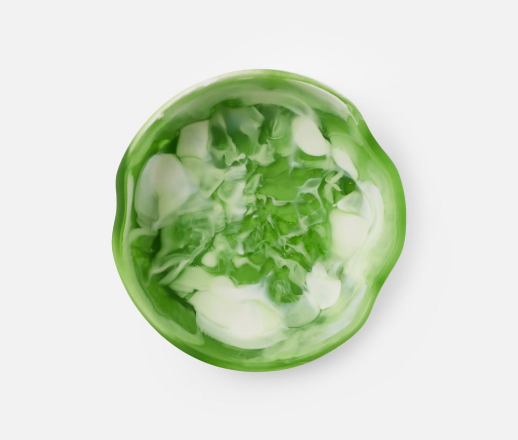 Blue Pheasant Beatrix Swirled Serving Bowls - Green