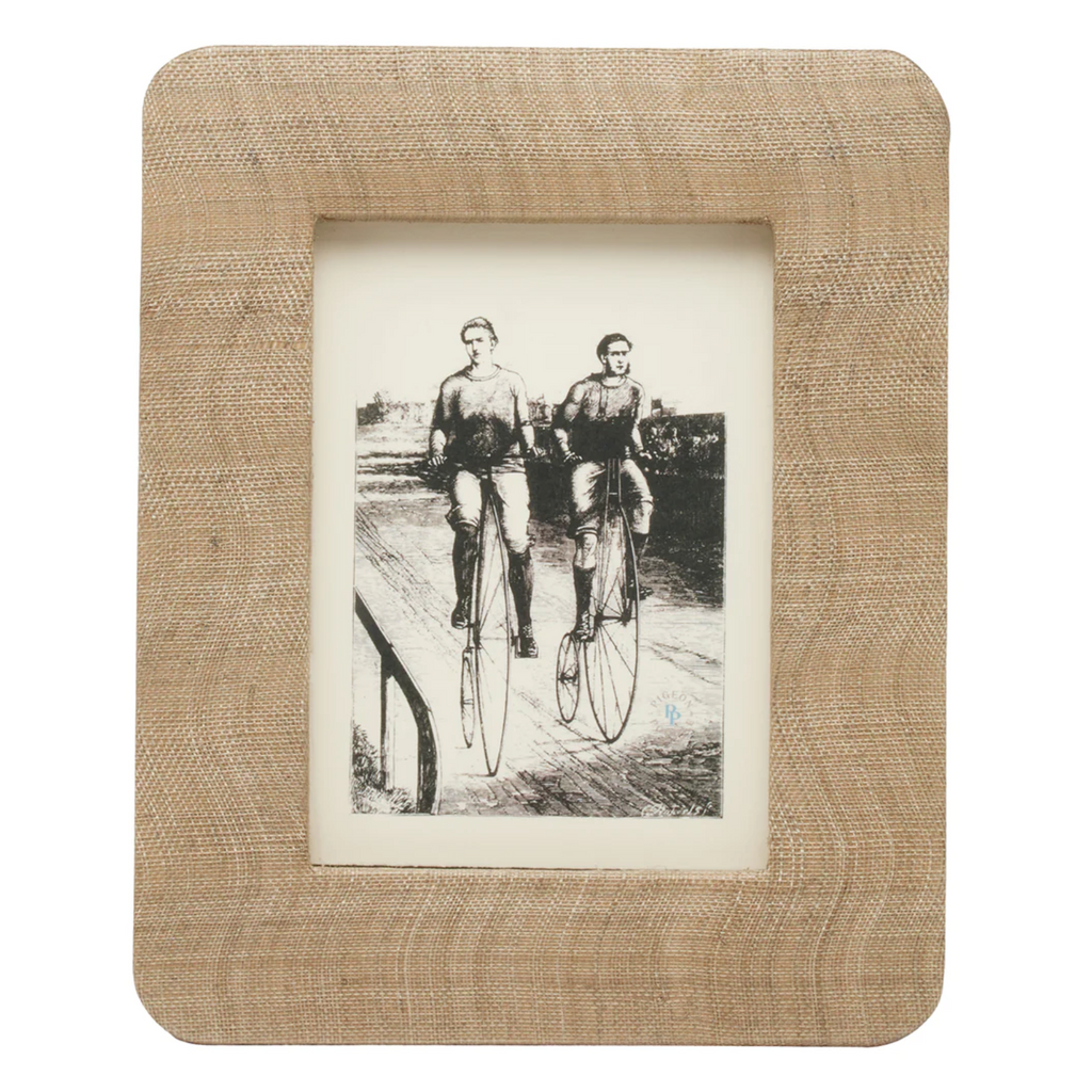 Halle Silken Abaca Picture Frame - Sand