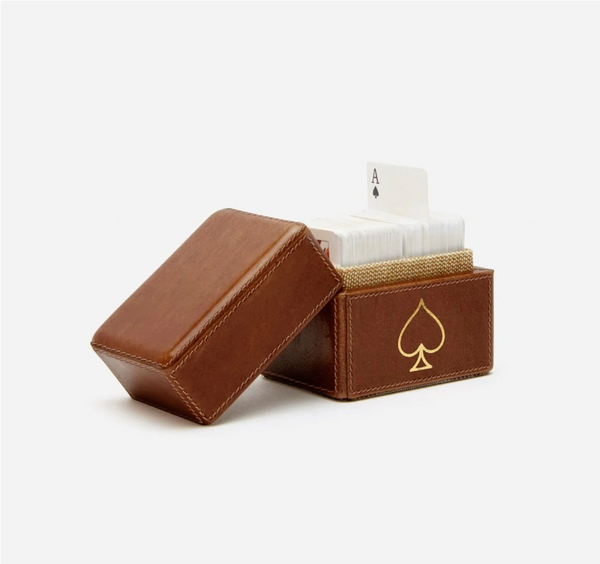 Pigeon and Poodle Aira Card Holder, Set of 2 - Tobacco