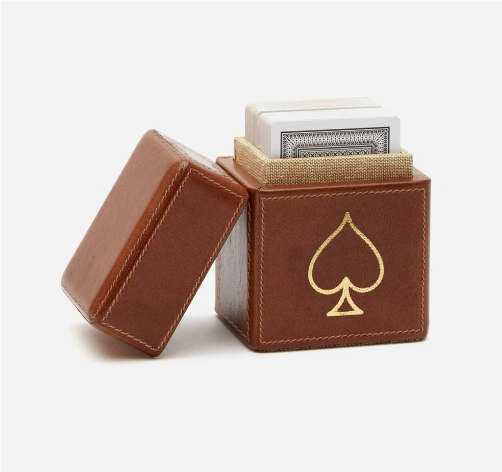 Pigeon and Poodle Aira Card Holder, Set of 2 - Tobacco