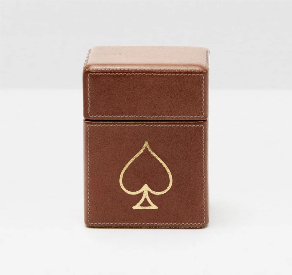 Pigeon and Poodle Aira Card Holder, Set of 2 - Tobacco