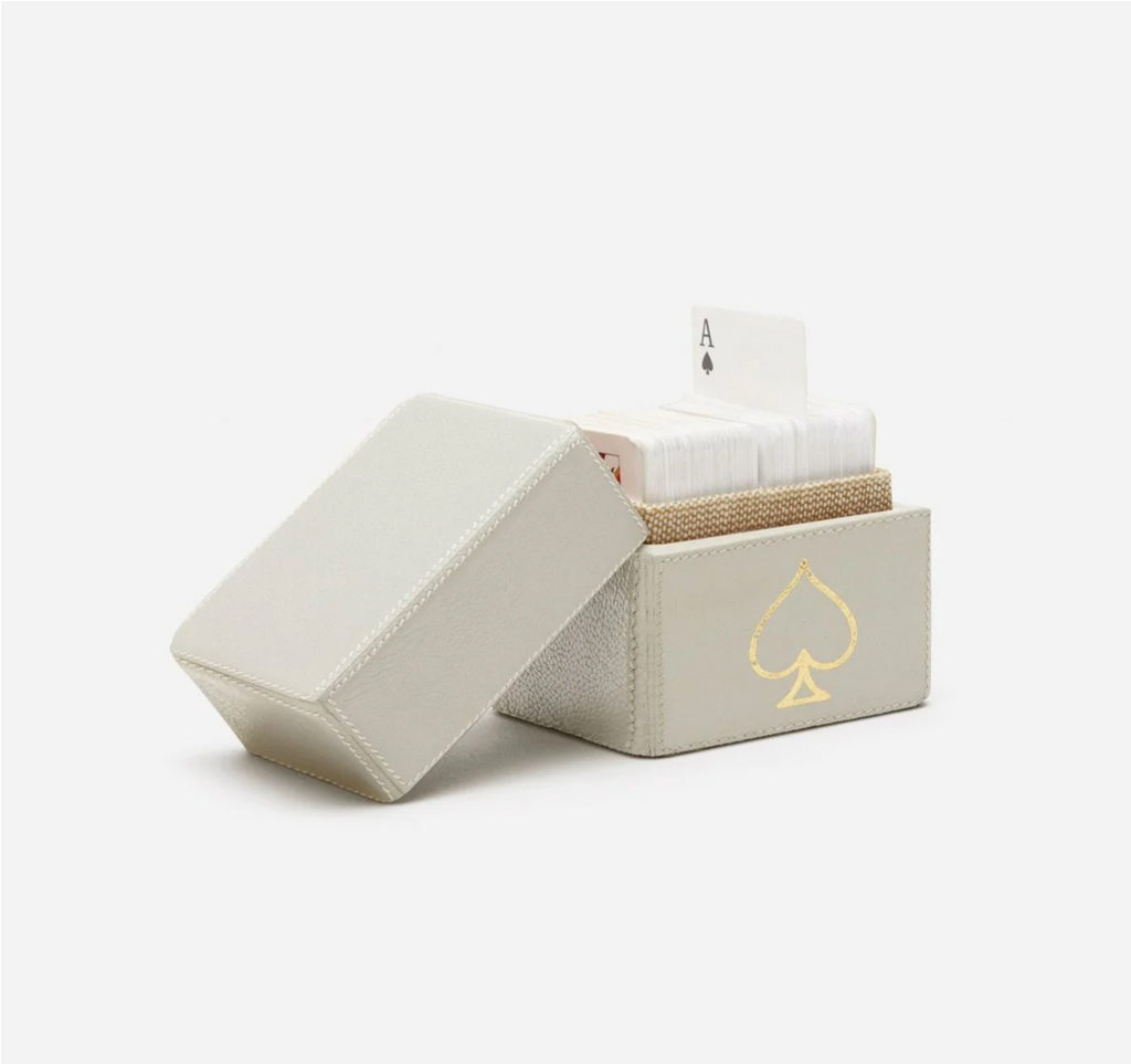 Pigeon and Poodle Aira Card Holder, Set of 2 - Light Gray