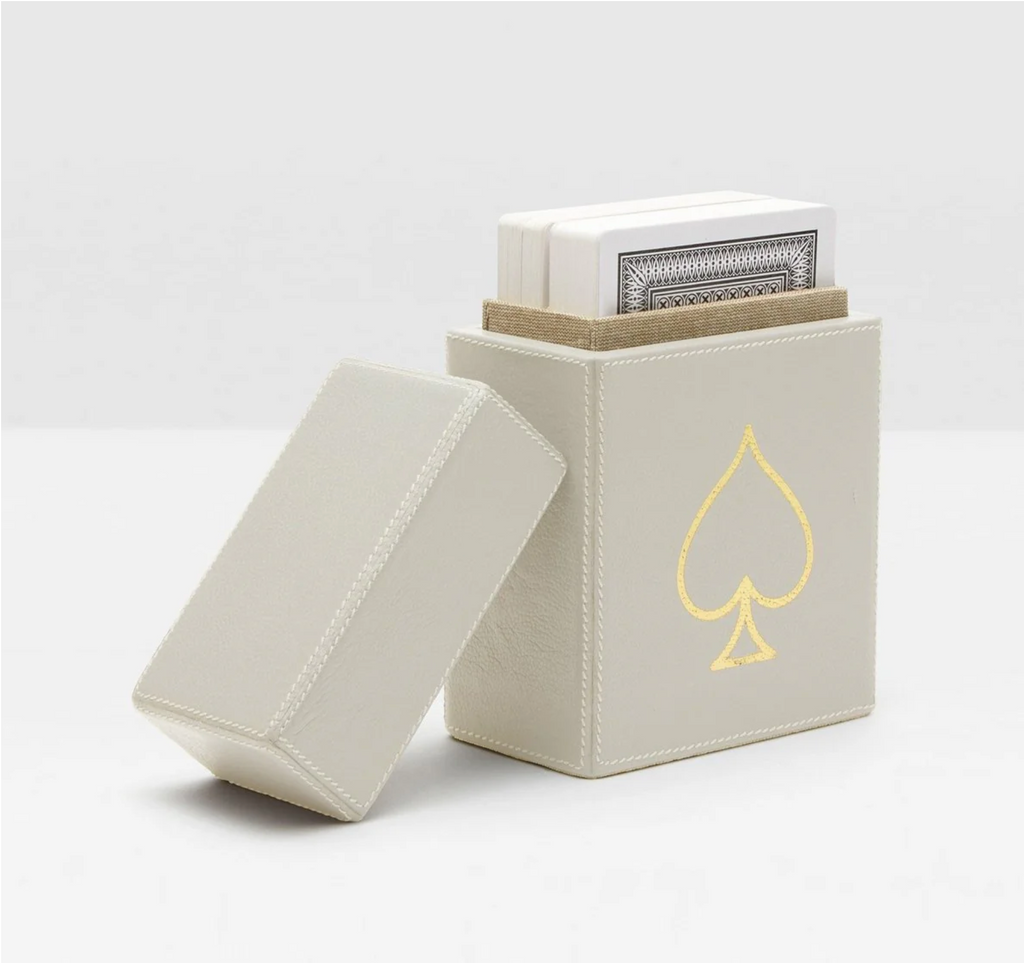 Pigeon and Poodle Aira Card Holder, Set of 2 - Light Gray