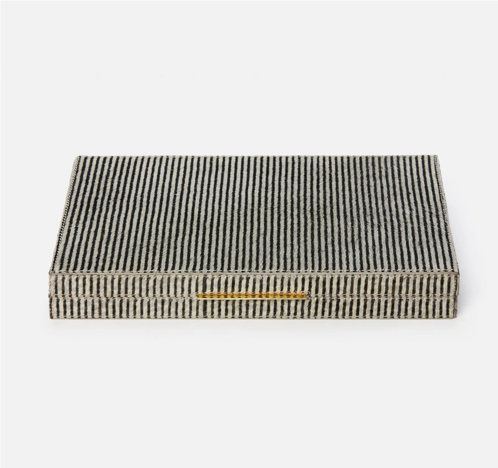 Pigeon and Poodle Bailey Backgammon Set - Brown Candy Striped