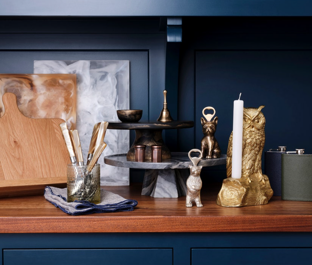 Blue Pheasant Benjamin Bear Tarnished Silver Bottle Opener