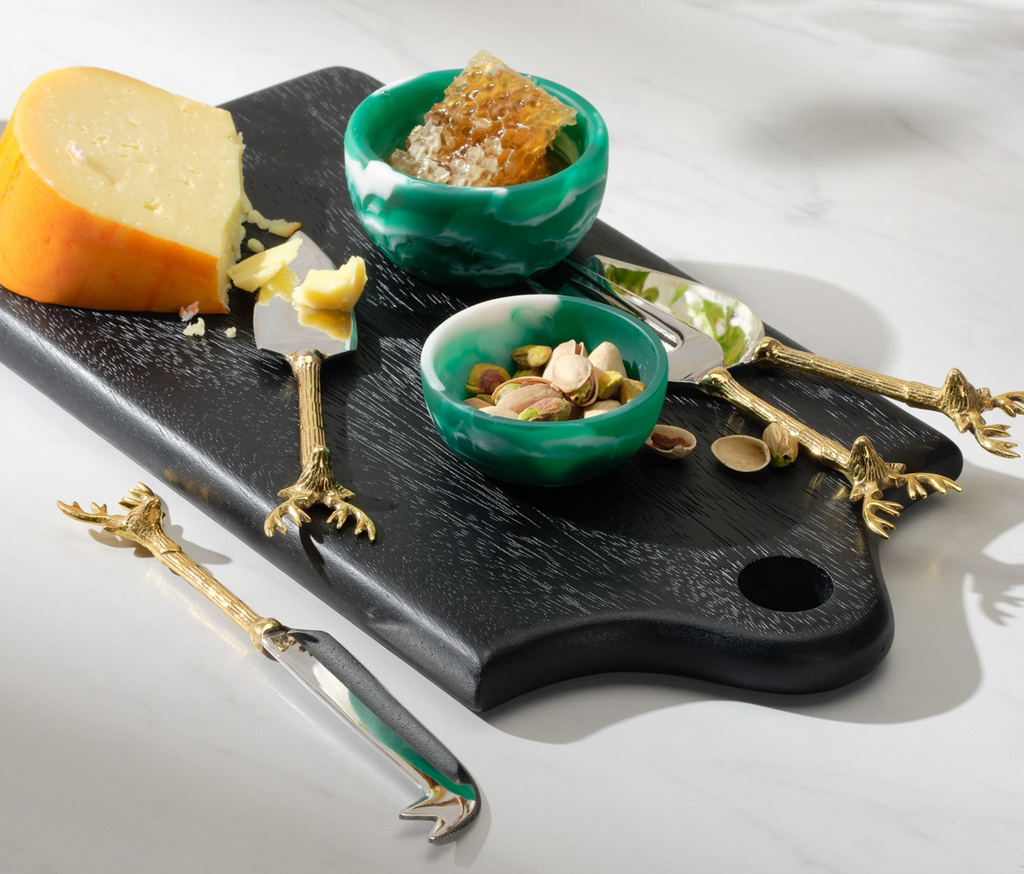 Blue Pheasant Hugo Swirled Pinch Bowl - Dark Green