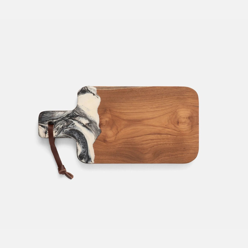 Blue Pheasant Austin Swirl Serving Board - Black