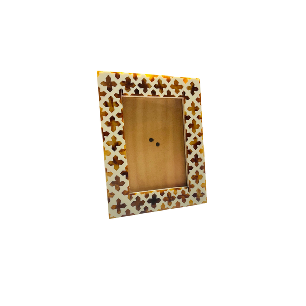 Davis Designs Amber Lattice Acrylic Resin Photo Frame