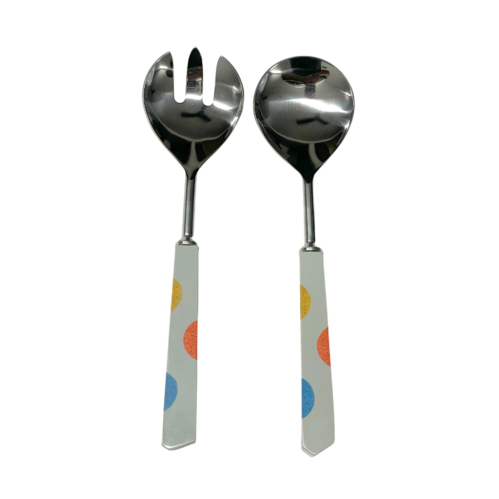 Davis Designs Set of 2 Serving Set Grey Handle