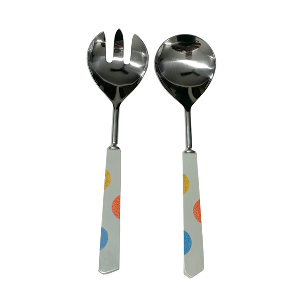 Davis Designs Set of 2 Serving Set Grey Handle