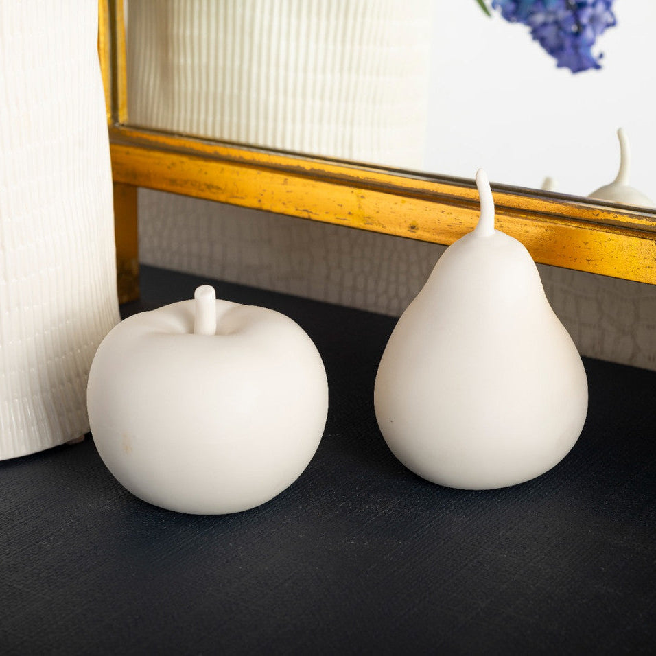 Villa & House Apple & Pear Porcelain Figures