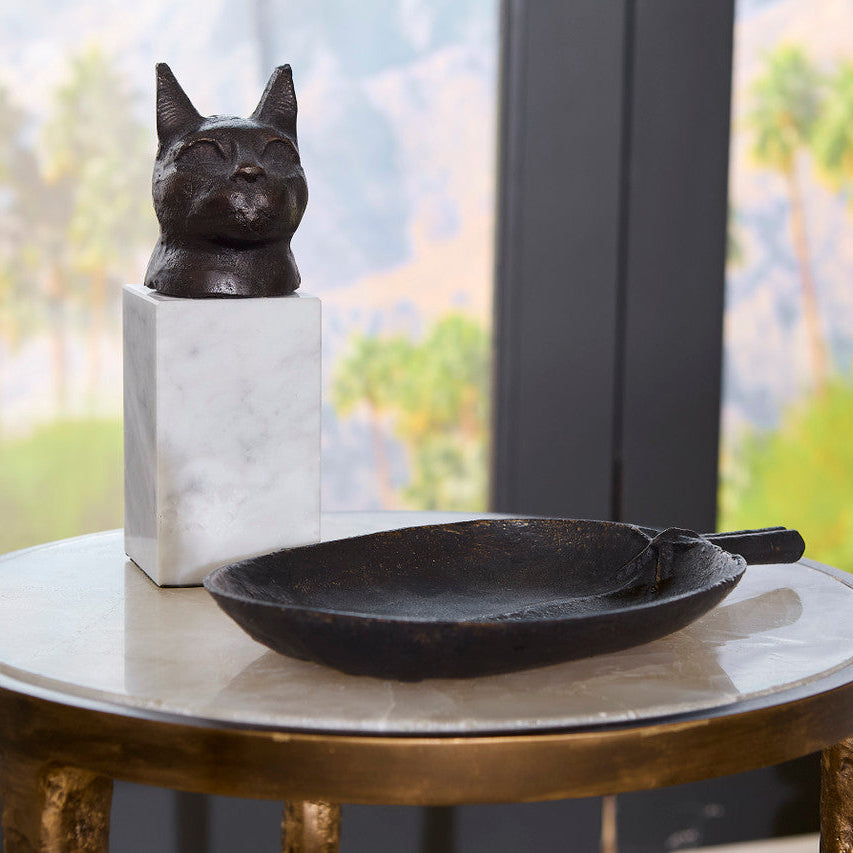 Villa & House Bronze Finish Clovis Plate